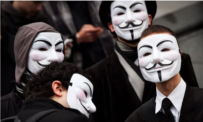 Кинематографическая тематика маска хакеров маска V for Vendetta», «мстители» V маска Пластик Вендетта маска