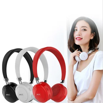

BQ-668 Headphones Bluetooth Headset Earphone Stereo Surround Sound with Noise Cancelling Microphone Volume Control LED Lights