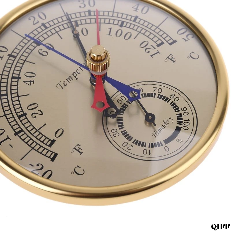 5" Min Max Thermometer Hygrometer Wall Mount Hanging Analog Temperature Humidity