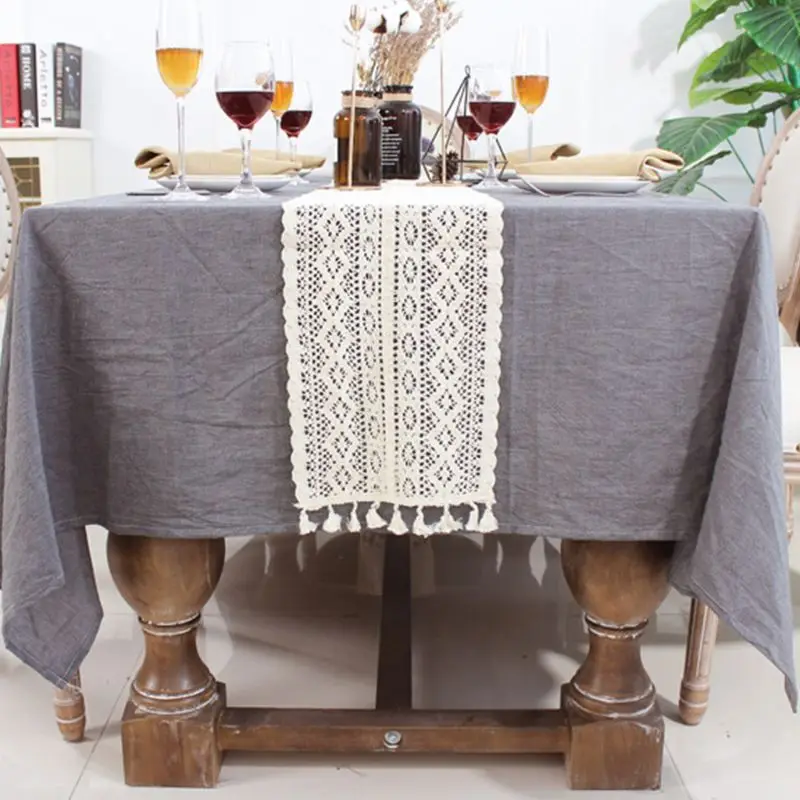 Bohemian Classical Vintage Style Tablecloth Shower Tables.