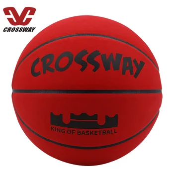 CROSSWAY Basketeball Oficina Tamaño 7 DE INTERIOR al aire libre de la Canasta de Baloncesto juego cesta gratis accesorios bolsa de red aguja inflador