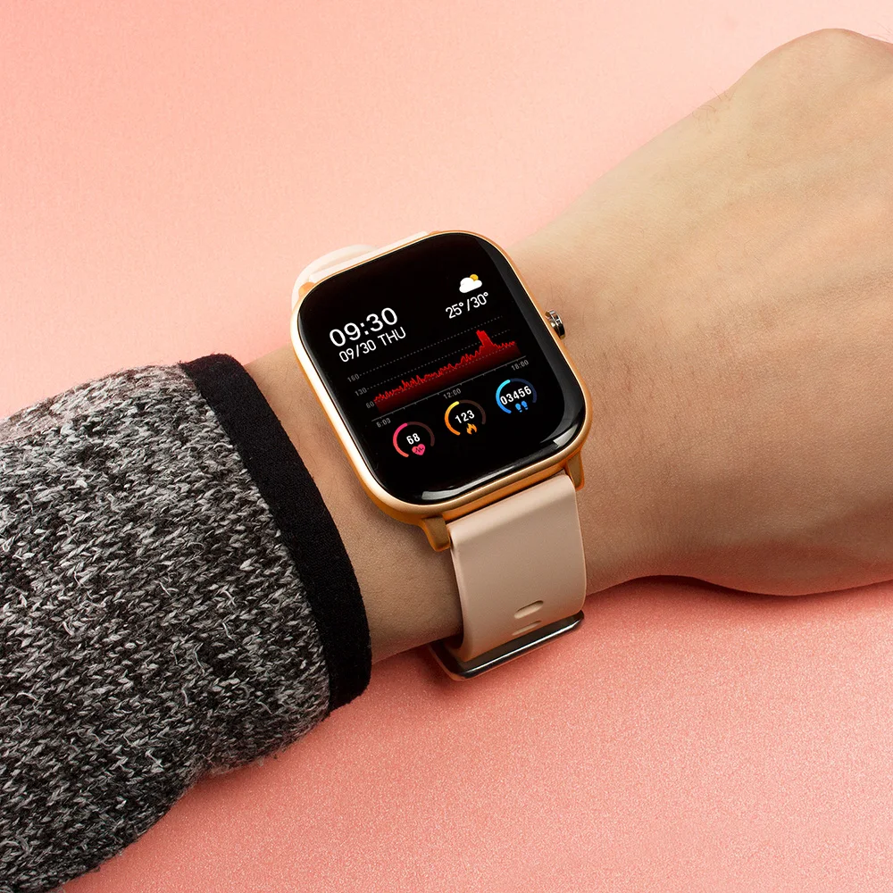 2021 New Full Touch Screen Smart Watch Men Women Sports Multifunction Heart Rate Monitoring Fitness Smartwatch For Xiaomi Huawei