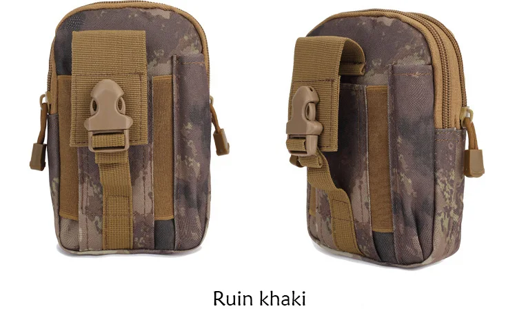 2L Тактическая Военная поясная сумка, поясная сумка, сумка для улицы, для верховой езды, для бега, охотничьи кошельки, карманные аксессуары для бега - Цвет: Ruin khaki