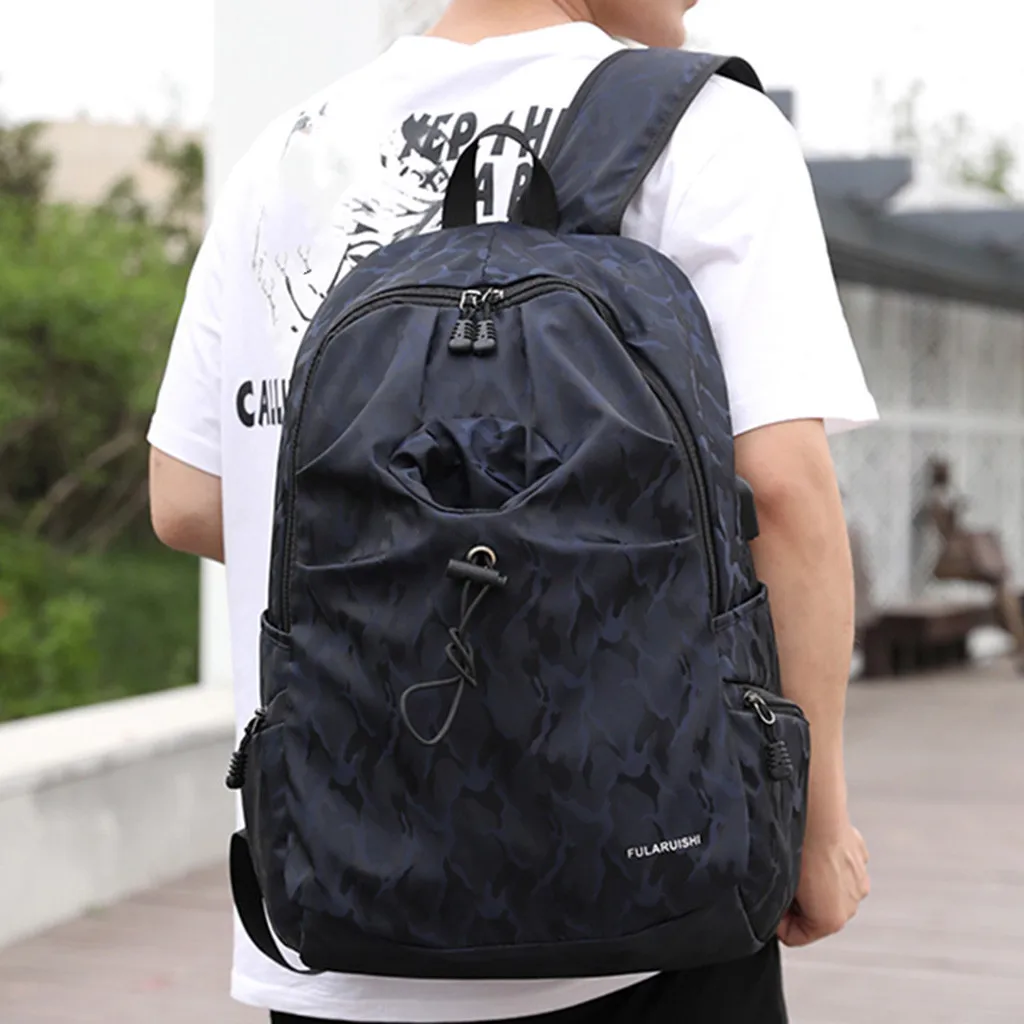 Aelicy мужской рюкзак для ноутбука камуфляж Mochila Escolar Водонепроницаемый Школьный рюкзак сумка для подросткового мальчика Оксфорд Дорожная сумка