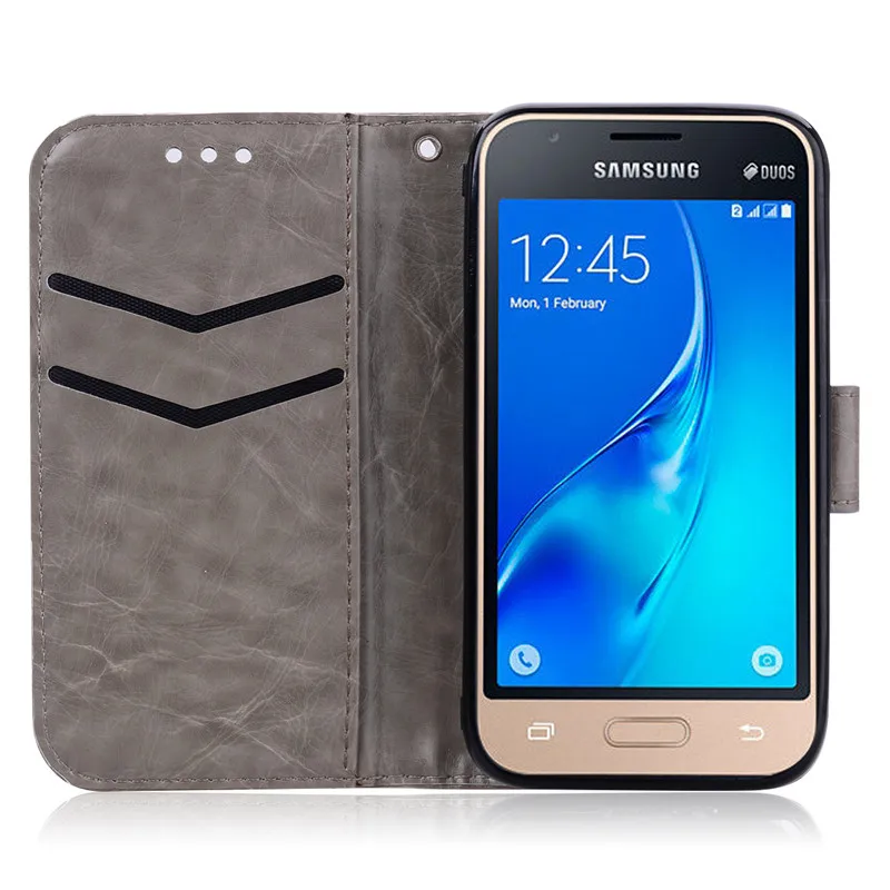 Кожаный флип-чехол для samsung galaxy j1 mini j105 j105h чехол для samsung galaxy j1 mini prime j106 j106f кошелек флип-чехол для телефона