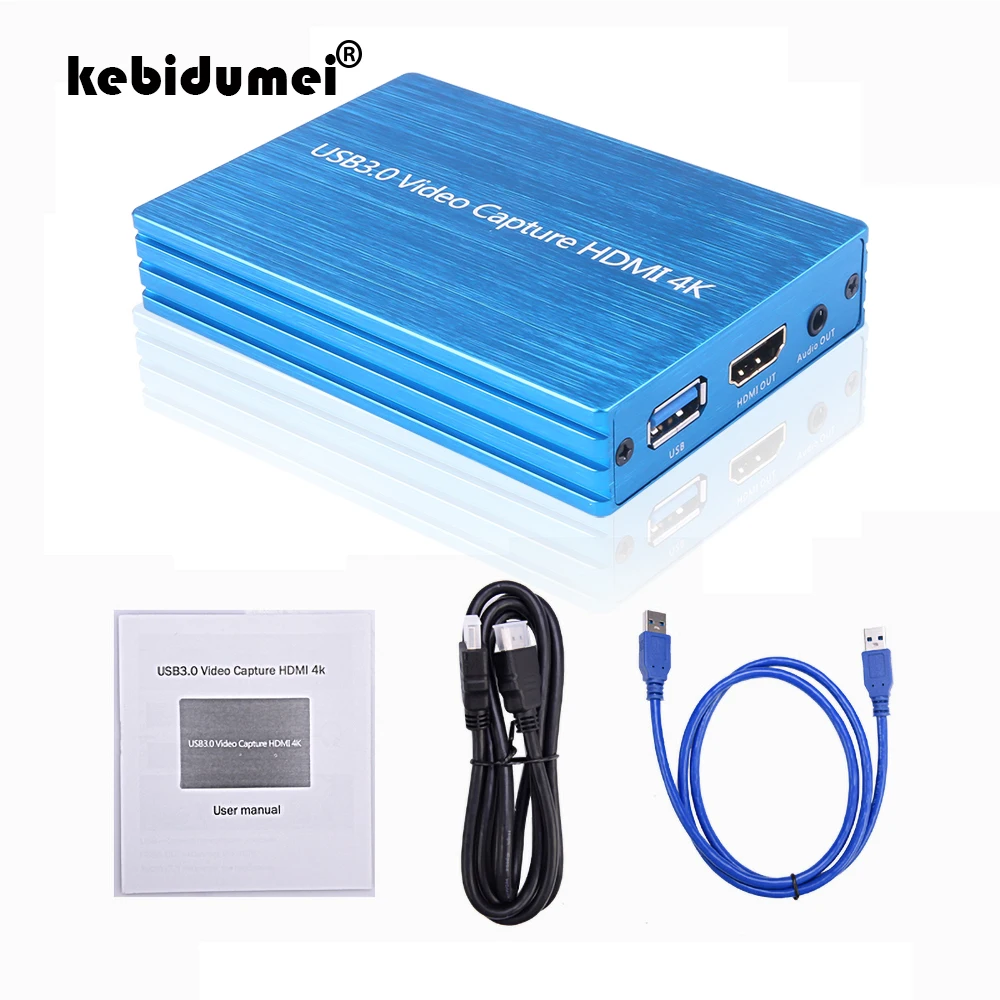 Карта видеозахвата HD 1080P USB HDMI-совместимая с 4K @ 60 Гц | Компьютеры и офис