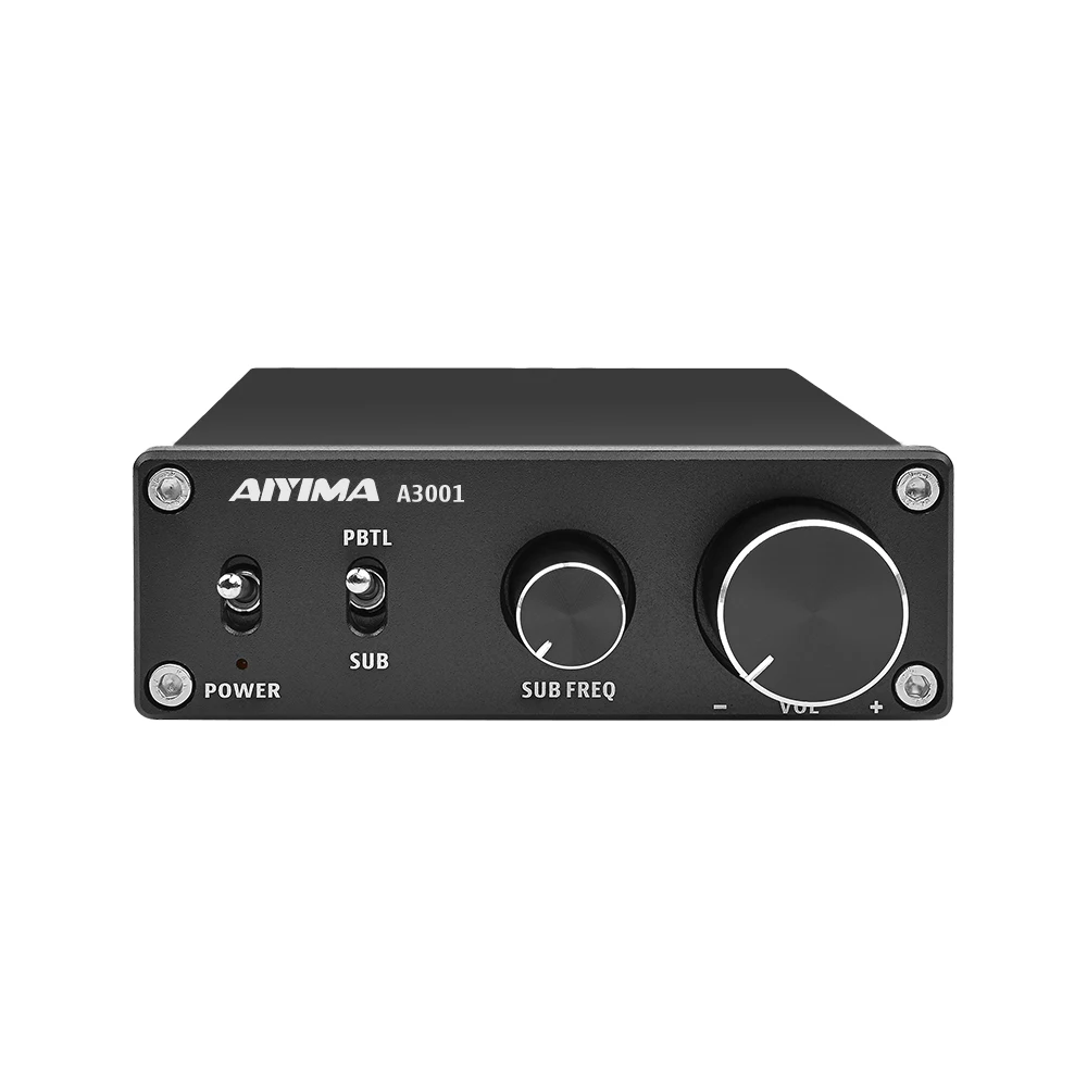 AIYIMA TPA3255D2 усилитель 300 Вт HIFI моно канал аудио Мощный сабвуфер усилитель класса D AMP NE5532 OP AMP для домашнего звука аудио - Цвет: Black Unit