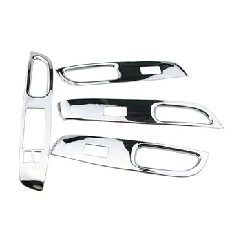 

For Nissan New Sunny 2012-2016 LHD Window Lifter Control Frame Window Switch Decor Armrest Panel Trim Car Interior Accessories