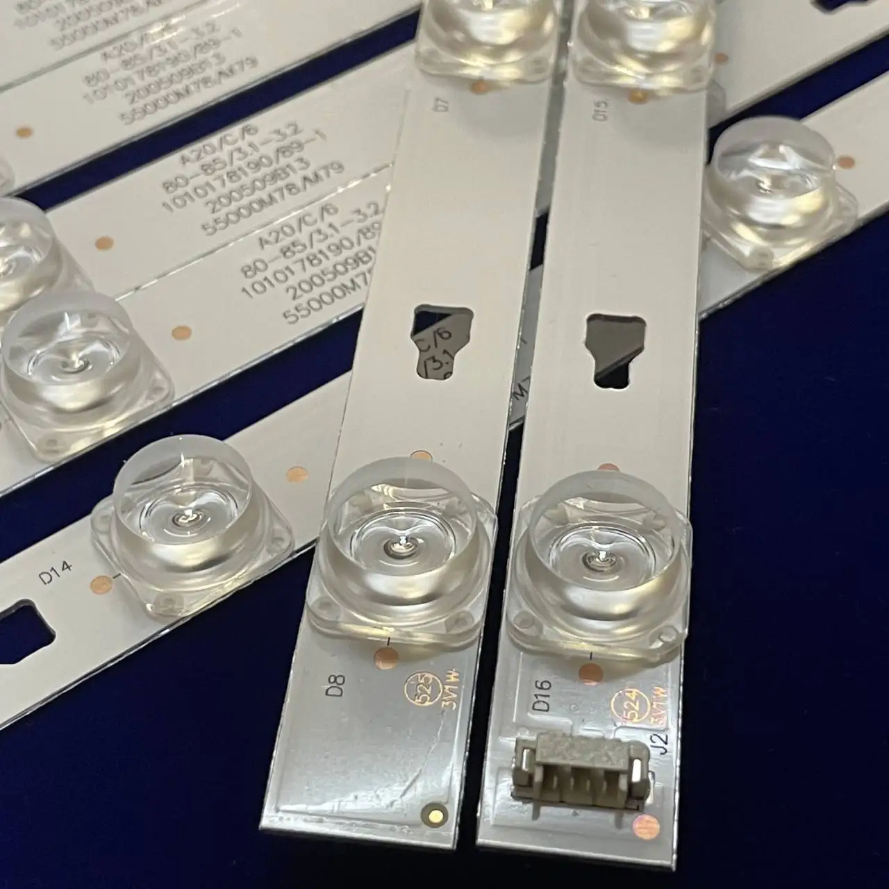 LED55D8C-01(C) LED55D8D-01(C)용 LED 백라이트 스트립 8 램프 3035500842 F55Y F55N G55Y-S LT-55MCF785Y LT-55MCF885 LS55H610N
