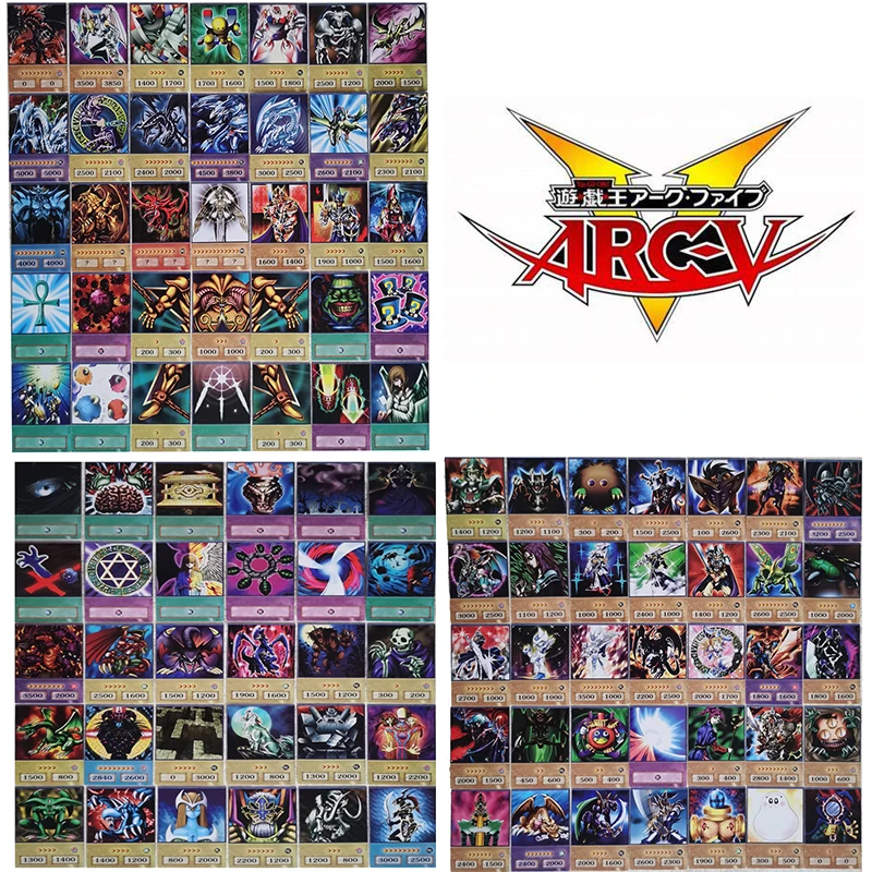 100 шт. Yu-Gi-Oh! Различные коллекционные карты голубые глаза белый дракон Holactie