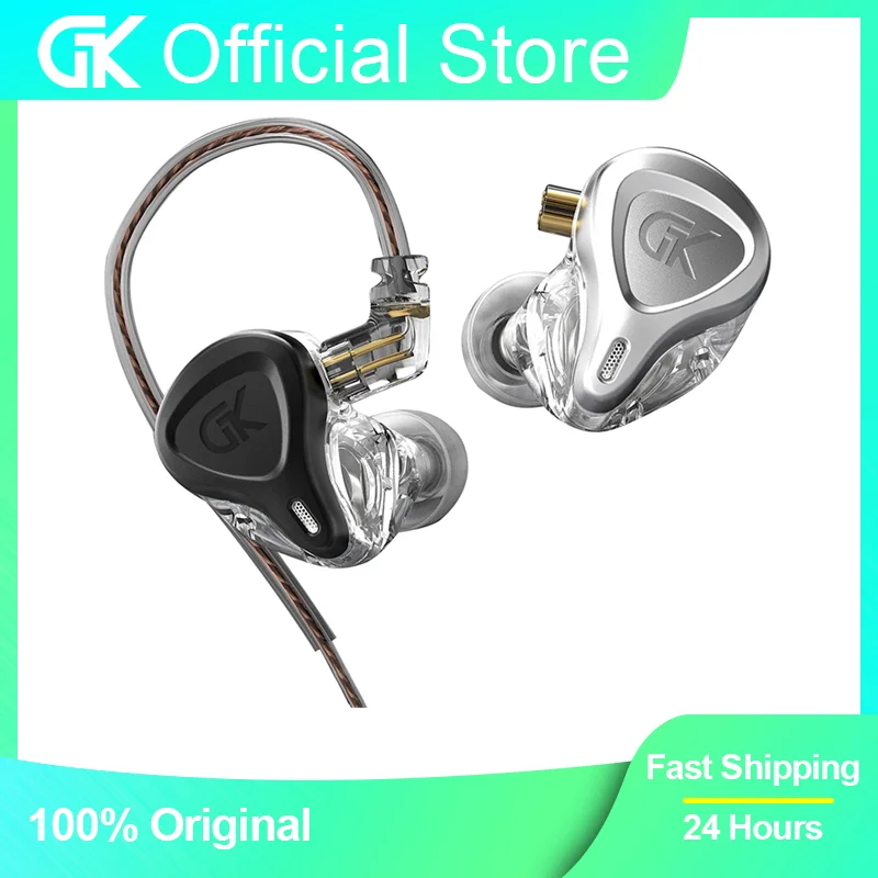 wireless gaming headset GK G5 Metal Wired Earphone In Ear HiFi Bass Music Earbud Headset With Microphone Noise Cancelling Sport Monitor Headphones best gaming headphones