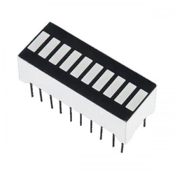 10 segmentos vermelho azul verde barra de luz módulo de exibição, tubo digital de led 20 pinos 8 personagem 25x10mm diy display de led para arduino
