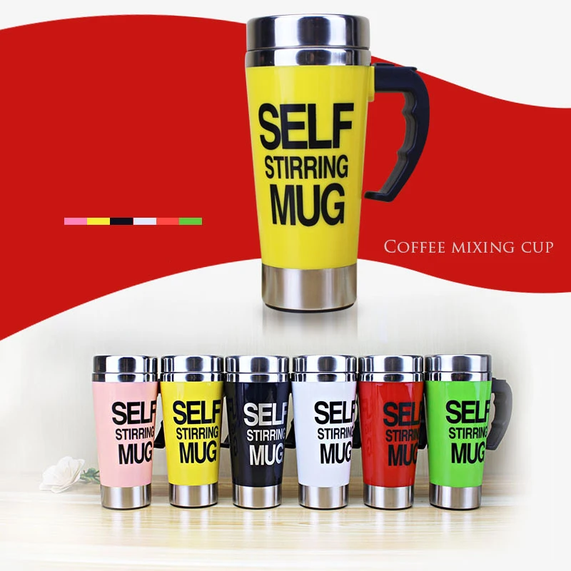500ml Coffee Milk Automatic Mixing Cup Self Stirring Mug Stainless
Steel Thermal Cup Electric Lazy Smart Double Insulated Cup