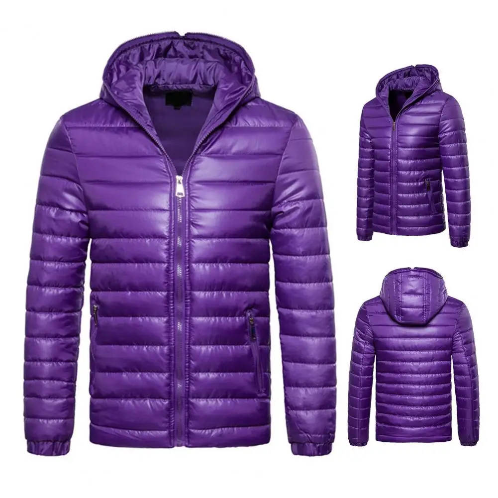 Men Jacket Zipper Men Down Coat Zip Up Thermal Great Wear Resistant Hoodie Jacket куртка зимняя мужская пуховик мужской