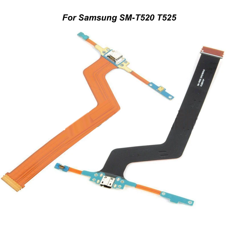 Для samsung SM-T520 T525 USB зарядное устройство разъем док-станция микрофонный гибкий кабель зарядный порт Запасная часть - Цвет: For T520 T525