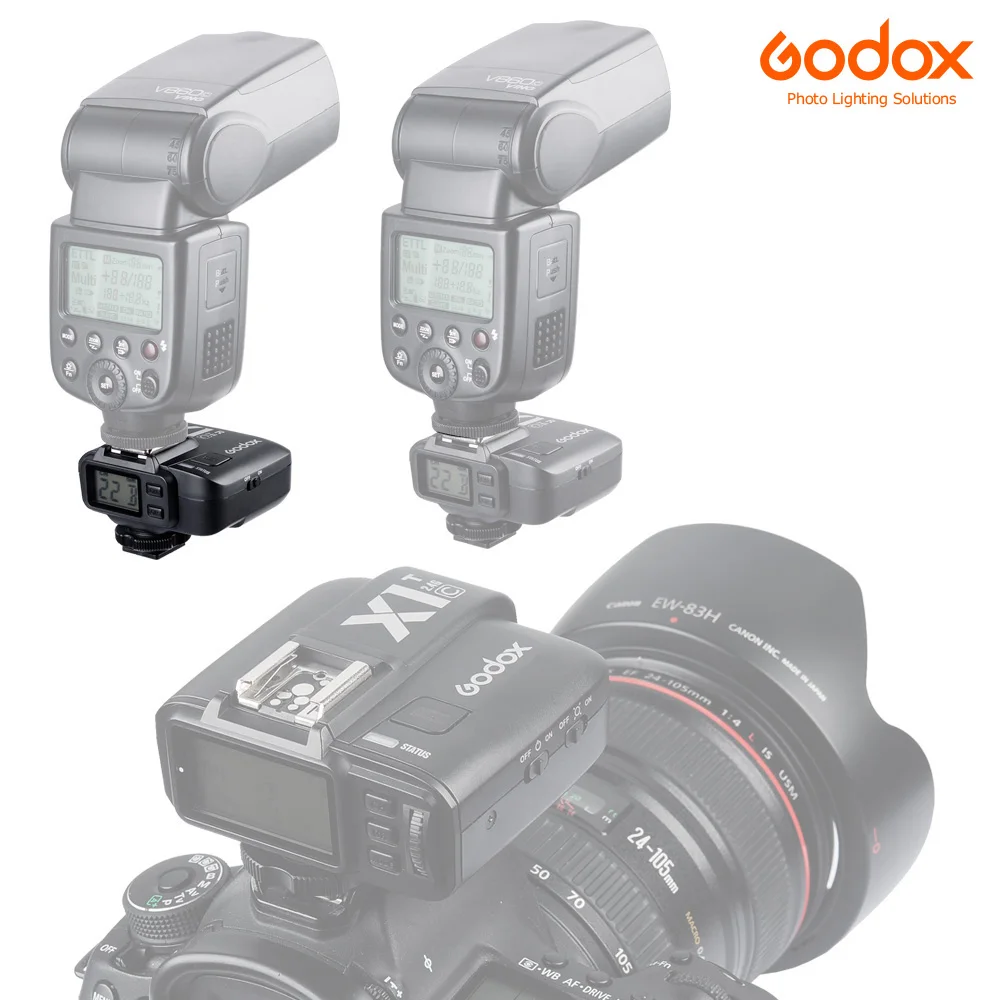 Godox X1R C / N S TTL 2 4G беспроводной флэш приемник для X1T C/N/S Xpro триггер Canon Nikon Sony DSLR