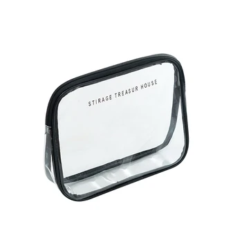 

Storage Case Travel Toiletry Bathroom Supplies Multi Use Zipper Organizer Waterproof Wash Pouch Transparent PVC Cosmetic Bag