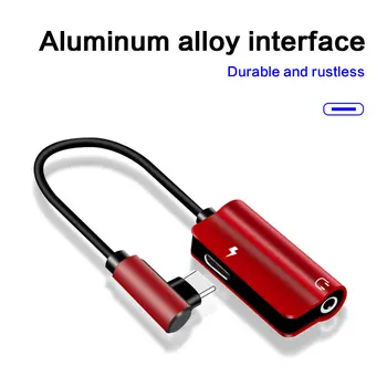 

3.5mm Type C USB Earphone Charging Adapter For Samsung Galaxy Note 10 + Plus For Huawei P20 Charge Magnet Android Phone Cable