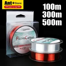 Рыболовная леска 100 м 300 м 500 м фторуглеродный 5-30LB одноволоконная рыболовная леска супер сильная линия лидера прозрачная ловля нахлыстом все