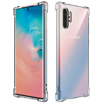 

100Pcs/lot Hot Sale Shockproof Clear Soft Case For Samsung S20 Ultra S10 E S9 S8 Plus Note 10 Pro 9 8 Silicone TPU Back Cover