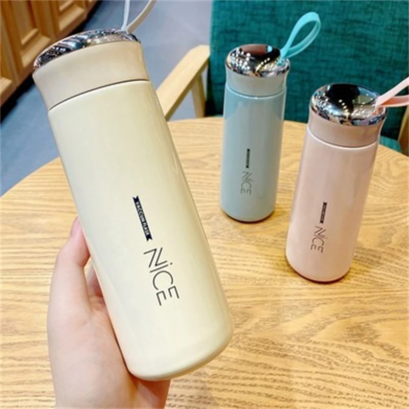 Wholesale Prices Water Bottle Double-Wall Glass Thermos Cup Thermal Mug  Coke Shape Sport Women Vacuum Flask Travel Mugs Cups - AliExpress