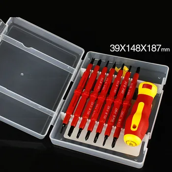

8Pcs/Set Multi-purpose Electrician's Insulated Electrical Hand Screwdriver Tool For Electrical Applications