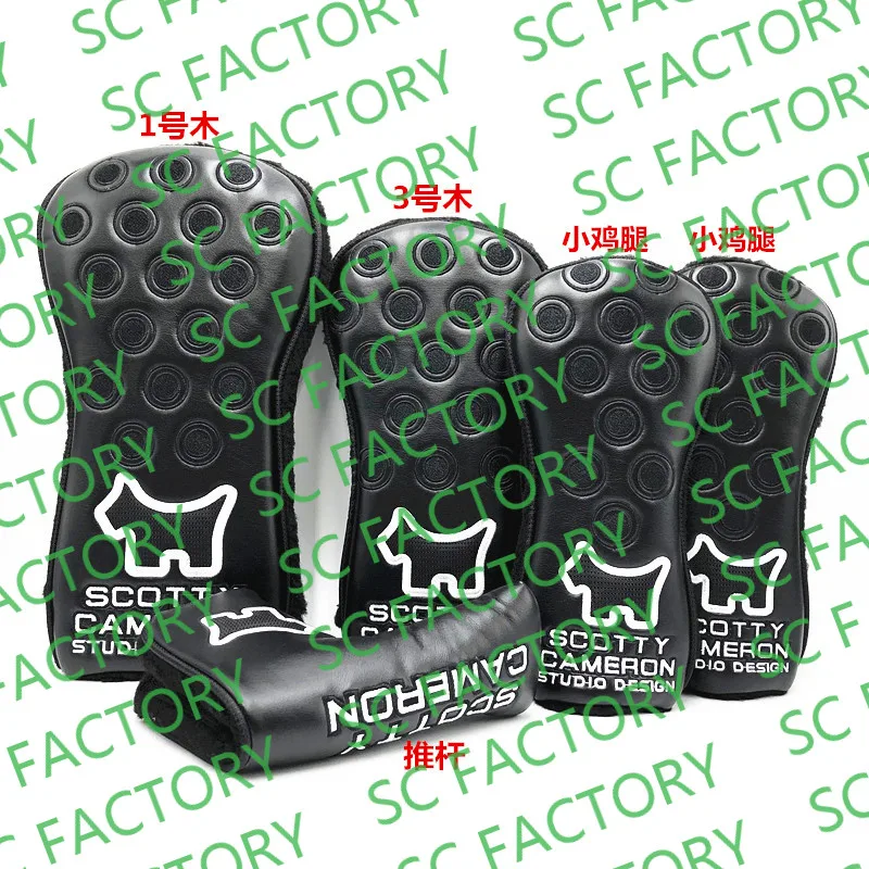 TlTLElST Новинка собачий шпаттер черный синий белый scotty wood hybrid головные уборы cameron scotty шпаттер головные Чехлы для клюшек для гольфа