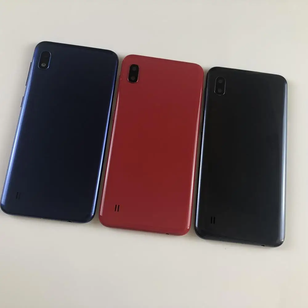 Оригинальный Корпус ЖК дисплея для Samsung Galaxy A10 A105f передняя рамка корпуса + задняя