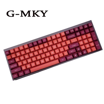 

G-MKY OSA Lava oran KEYCAP PBT DOUBLE SHOT Keycap FOR Cherry MX switch keycaps for Wired USB Mechanical Gaming keyboard