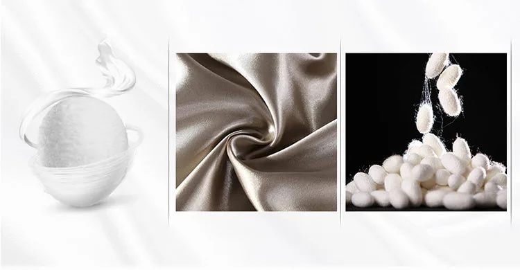 Mulberry Silk luxury Bedding Set with fitted sheet High-end 100% Silk Satin Bedding Sets soft smooth Solid Color quilts Cover