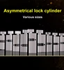 Special custom,Security door Center asymmetry lock cylinder ,Plastic steel aluminum alloy door Eccentric universal lock core ► Photo 2/5