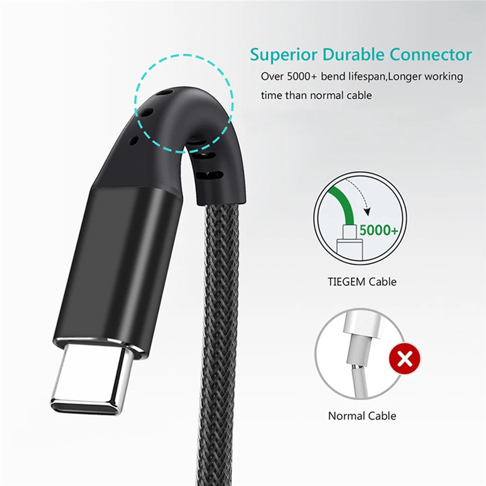 Кабель Micro usb type-C для зарядки и передачи данных для iPhone 11 Pro XS Max 6 S 7 8 Plus samsung S9 S10 Xiaomi Redmi Note USBC Быстрая зарядка