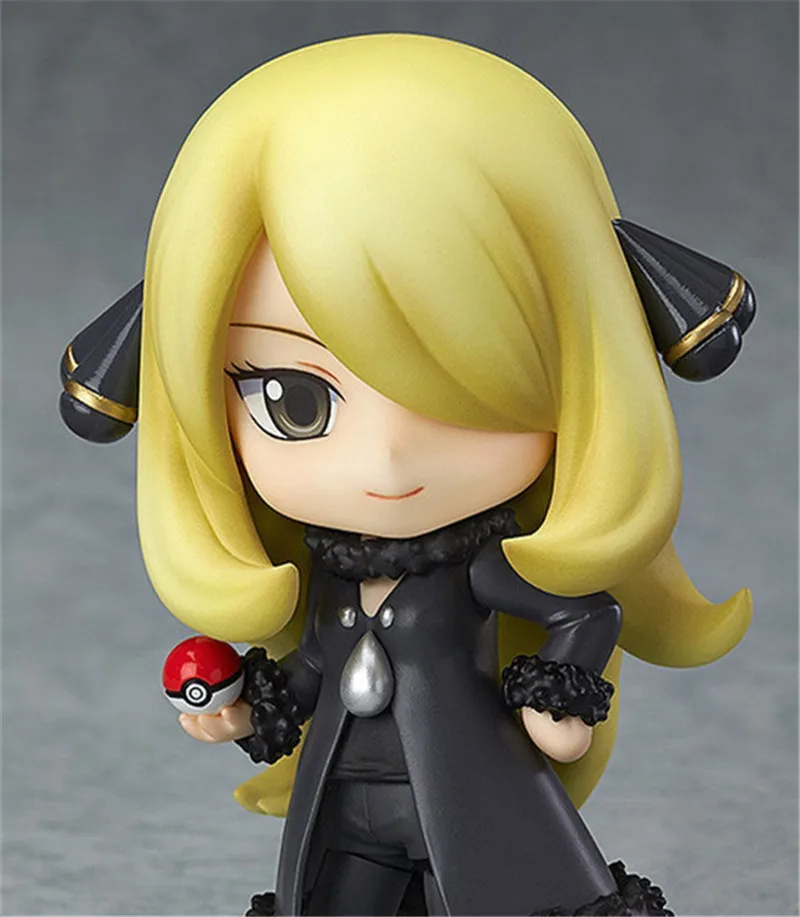 New 10cm  2pcsset Cynthia Garchomp Action Figure  Model Toys Anime Cartoon Figuras Dolls Brinquedos Cosplay Gift for Kids Children (1)