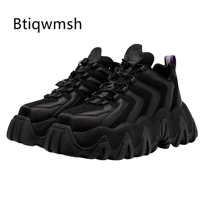 

2019 New Sneakers Women Round Toe Gear Thick Bottom Platform Shoes Woman Fashion Loafer Shoes