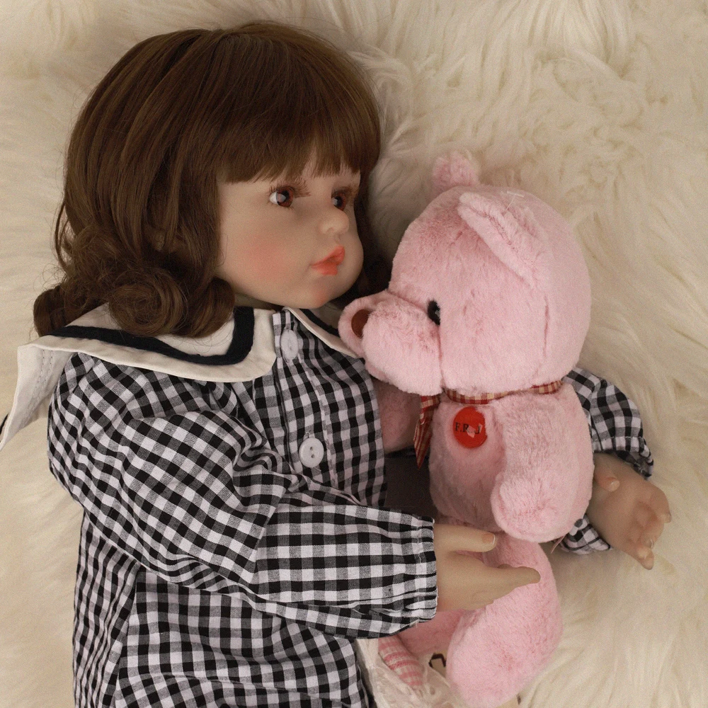 Ограниченная Коллекция Bebe Reborn Baby Doll 24 дюймов мягкая виниловая ткань тела прекрасная кукла принцессы реалистичные куклы новорожденных подарок на день рождения