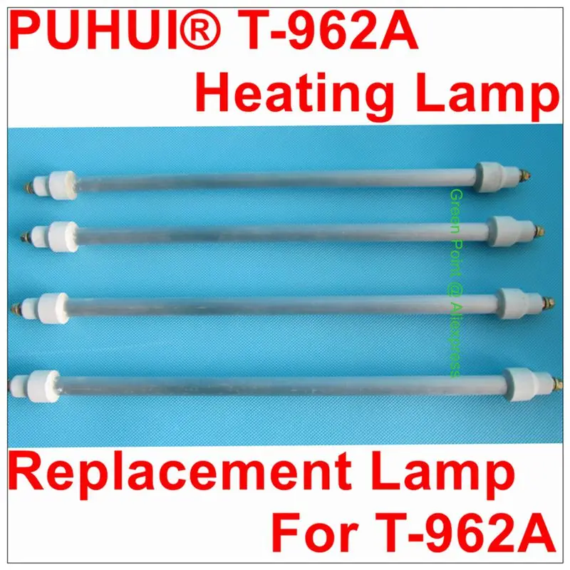 Orignal PUHUI Heating Lamp Pipe T-962A Replacement Heated Lamp Tube Infrared IC Heater Reflow Wave Oven Heating Bulb Accessory