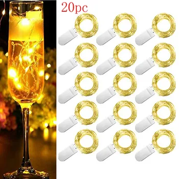 

Led Strip Light Rgb 5050 Smd 2835 Flexible Ribbon Light Battery String Wire Decor Christmas 20pcs 10led 1m#4