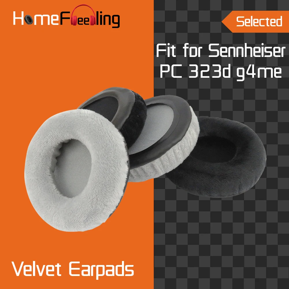 Homefeeling Earpads for Sennheiser PC 323d G4ME Headphones Earpad Cushions Covers Velvet Ear Pad Replacement