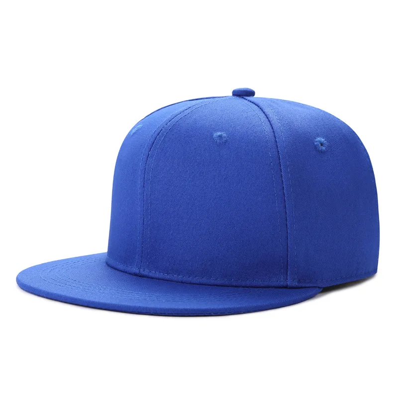 Бренд XaYbZc хип-хоп шапки для мужчин и женщин бейсболки Snapback сплошной цвет хлопок кость Европейский стиль классический модный тренд - Цвет: Blue