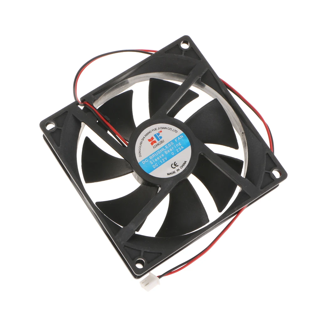 92x92x25 mm High Speed PC Computer Silen Cooling Case Fan DC12V 2P Laptop