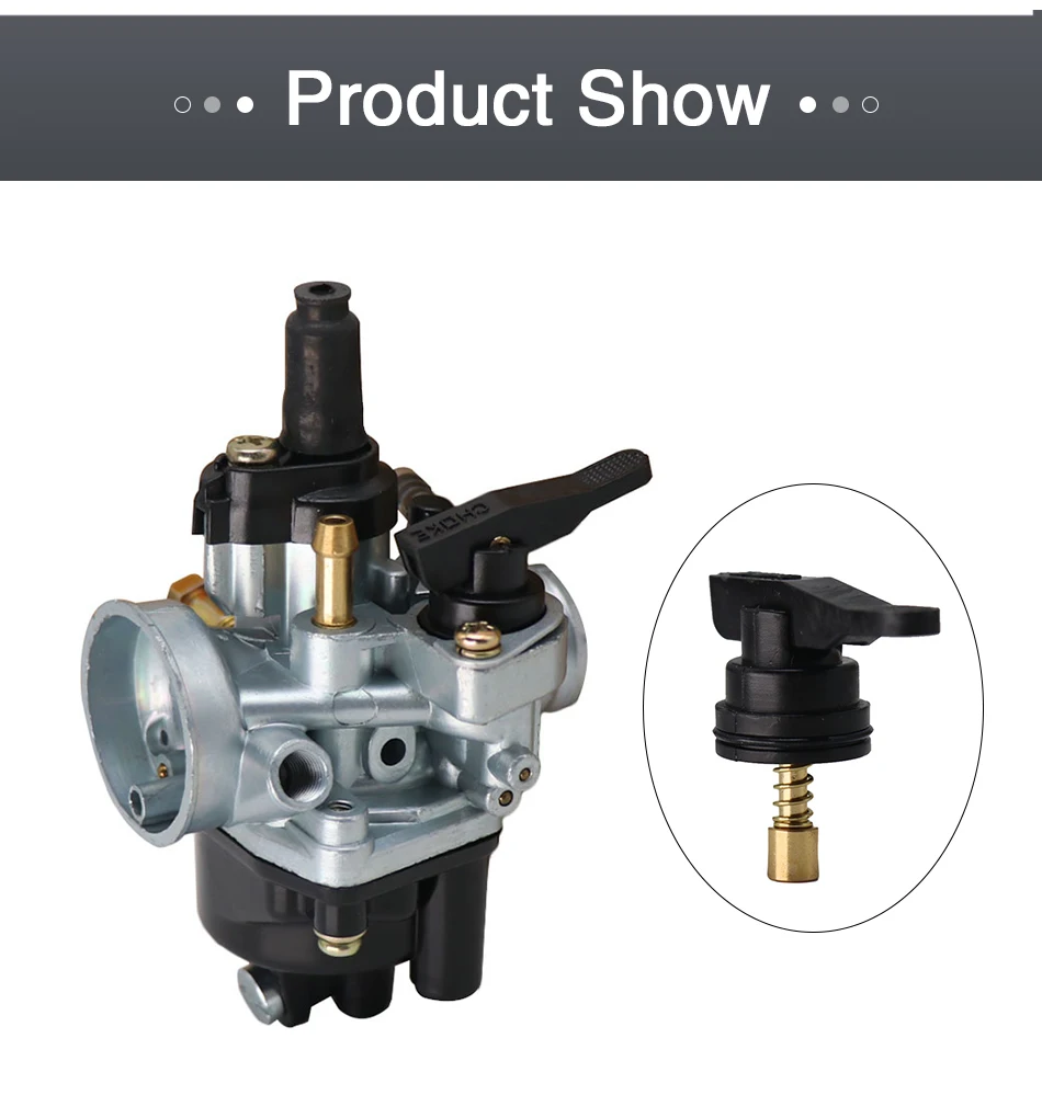 Motorcycle Carburetor Manual Choke Kit suit the Dellorto PHVA 17.5mm carburetor Fit Aprilia / Piaggio 50cc 2T models - - Racext 19