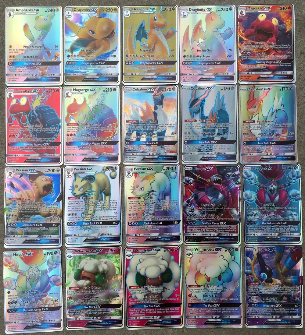 Новые карты 120C/D шт. 40 команда+ 80GX ультра зверь TCG блестящие карты игры битва торговые карты для детей игрушки Рождество