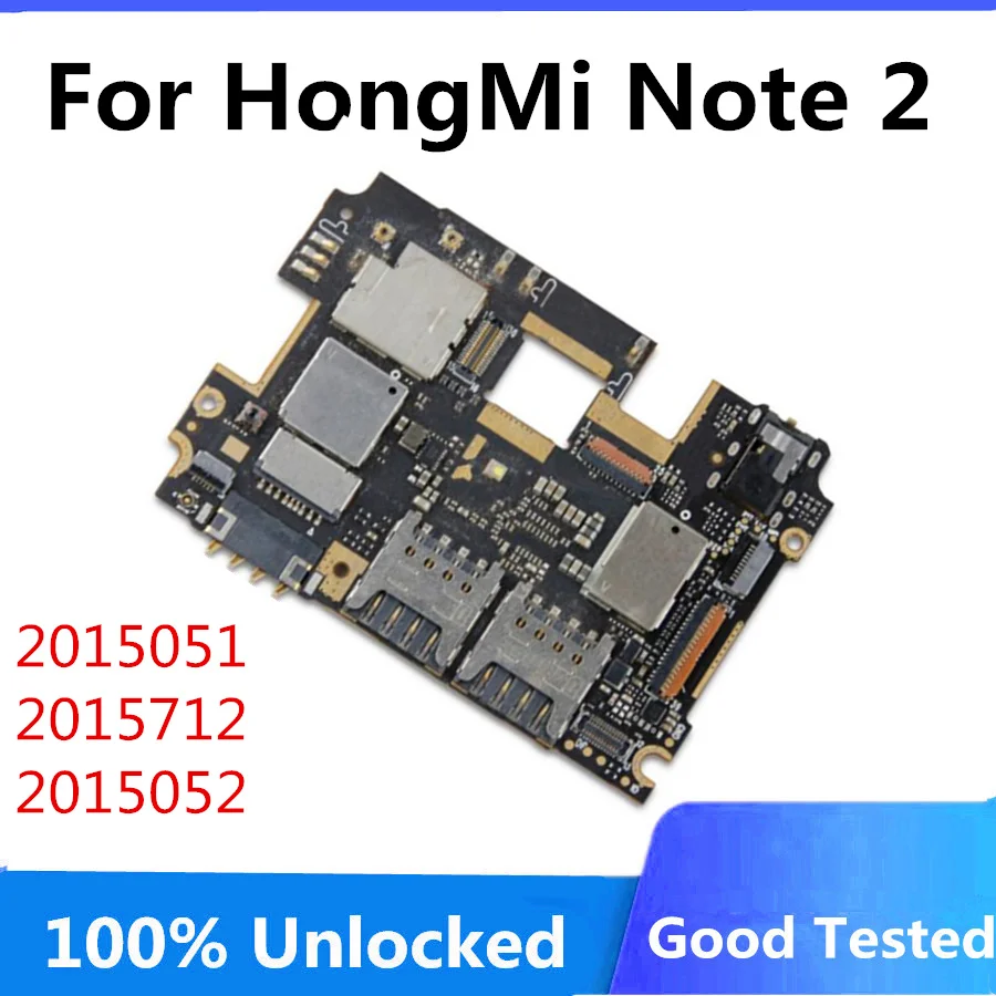 Для Xiaomi Hongmi Redmi Note 2 Заводская разблокированная материнская плата с полными