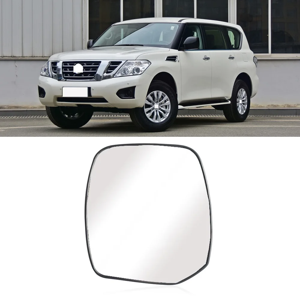 CAPQX для Nissan Patrol Y62 наружное заднего вида зеркальная стеклянная дверь зеркало боковое зеркало заднего вида Обратный объектив с подогревом