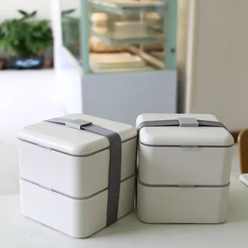 

Square Lunchbox Leak-proof Insulation For Kids Picnic Office Workers School Dinnerware