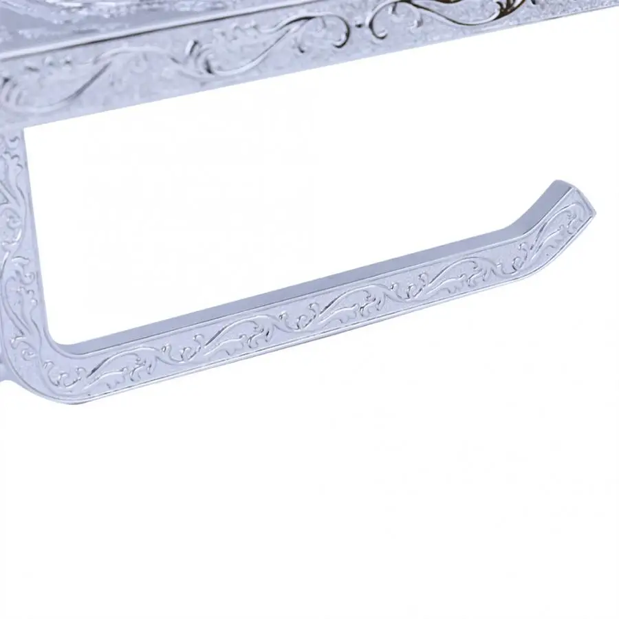 Toilet Paper with Shelf Waterproof Toilet Paper Shelf With Mobile Phone Storage Shelf Bracket Towel Hook
