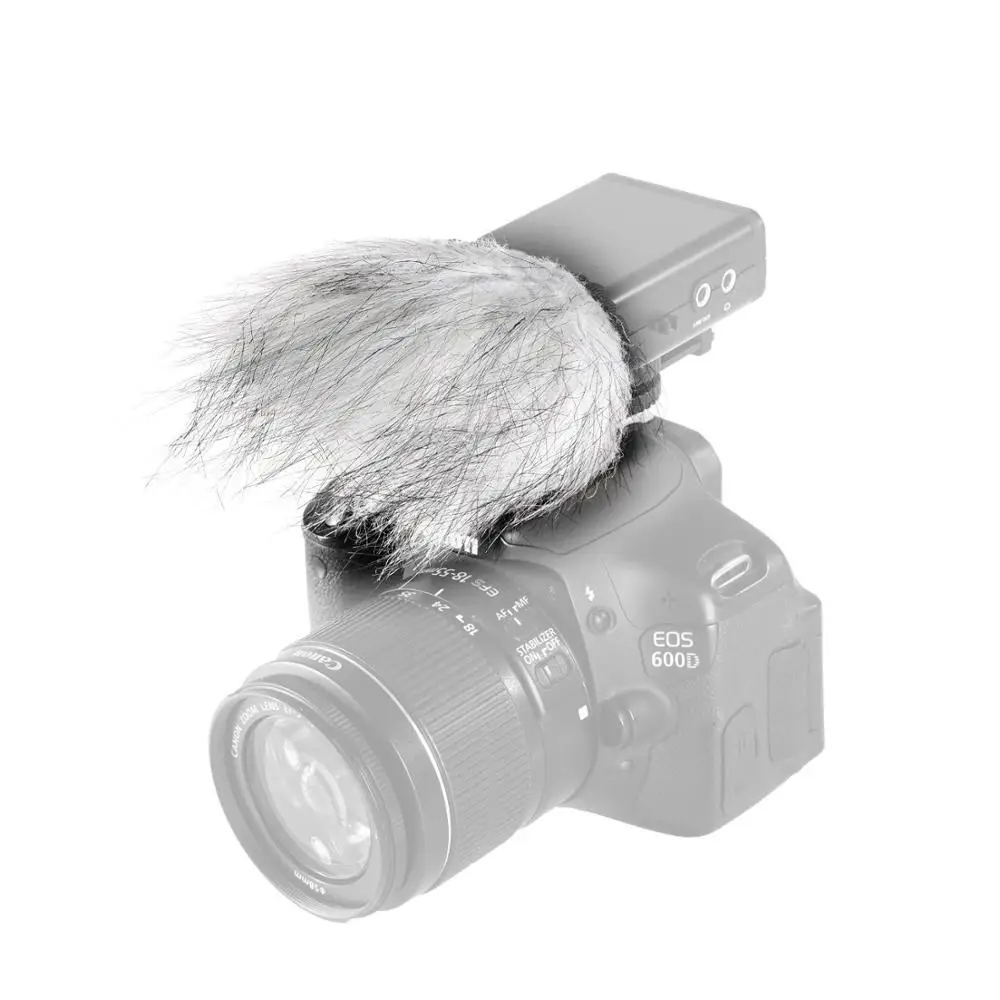 

Movo WS9 Furry Outdoor Microphone Windscreen Muff for Portable Digital Recorders up to 3" X 1.5" (W x D) - Fits the Zoom H4n, H5