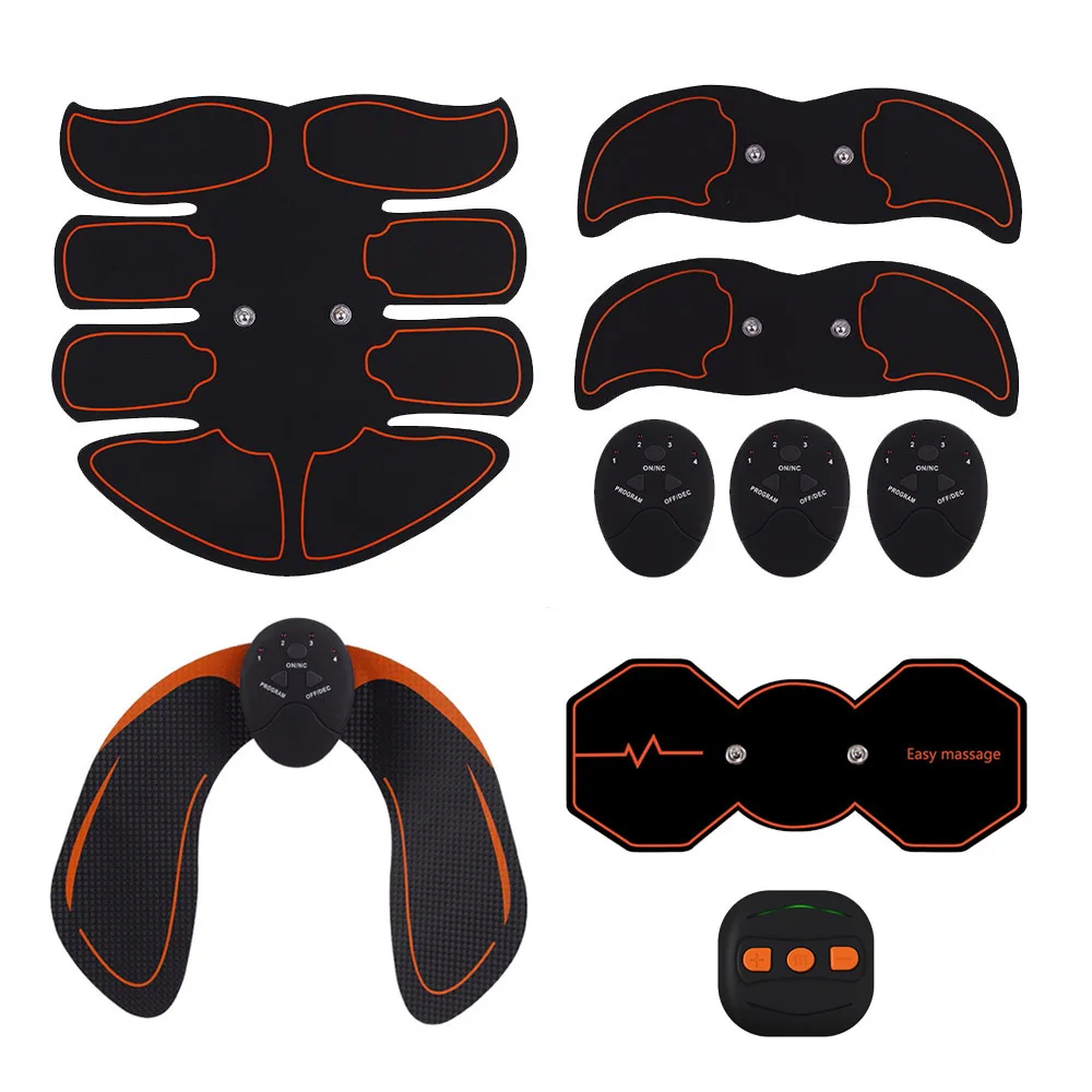 

Abdominal Muscle Trainer Massage Stimulator Hip Arm Belly Exerciser Stimulator Body Slimming Machine Fitness Massager Trainer