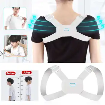 

Intelligent Vibration Reminder Back Waist Adjustable Posture Corrector Kids Adult Health Benefits Posture Trainer Pain Relief