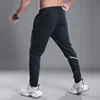 Pantalones de correr para hombre, Pantalones de entrenamiento de fútbol con bolsillos y cremallera, para fútbol, trotar, Fitness, gimnasio, entrenamiento ► Foto 3/6